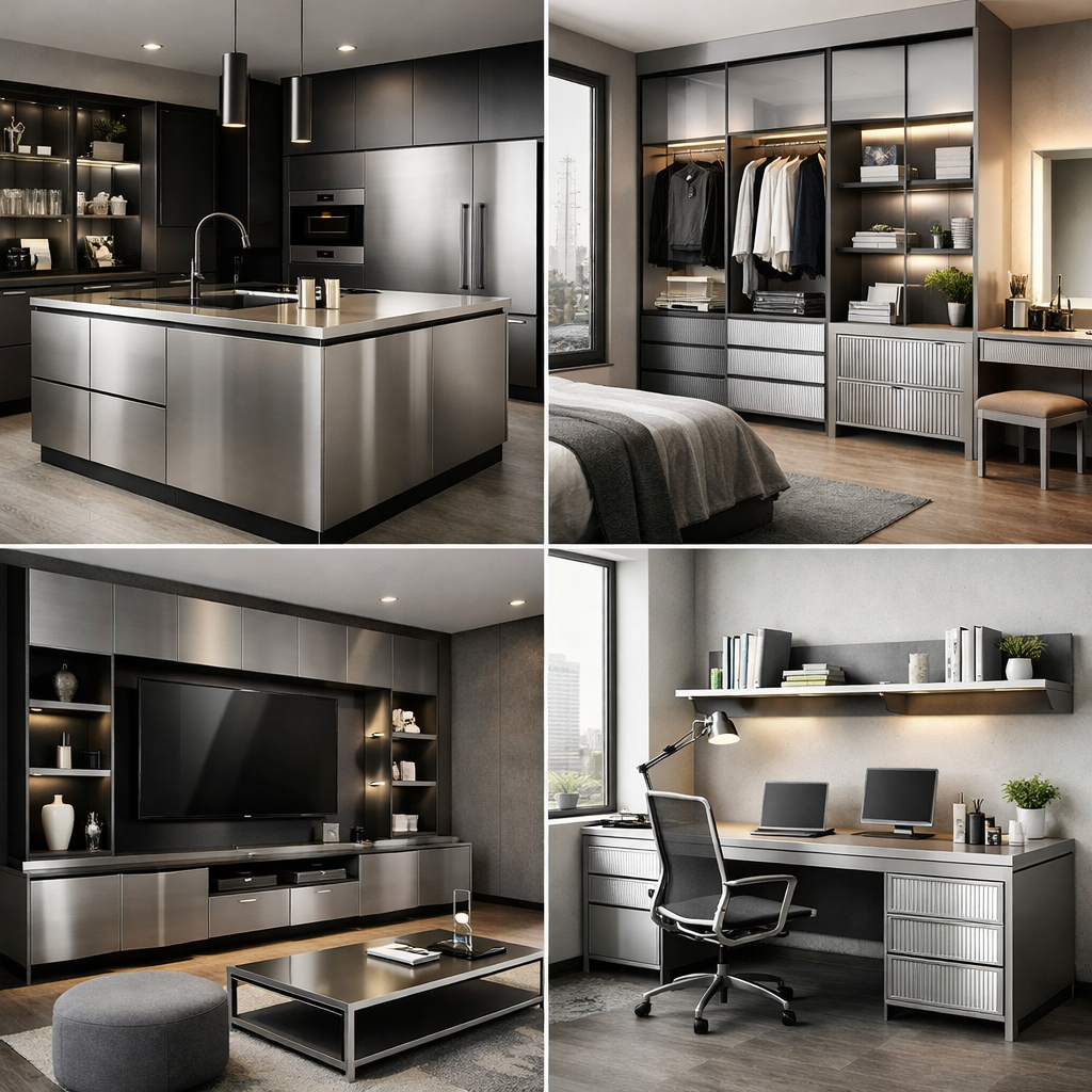 Modern aluminum furniture