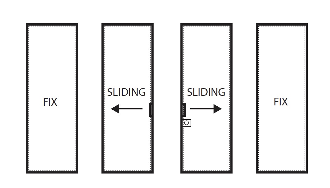 Synchronised door system