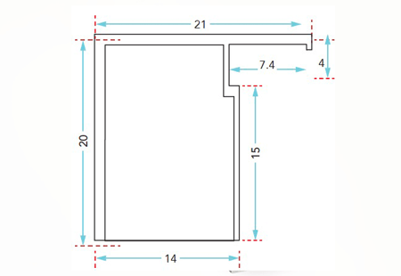 Trio-Edge Cross section